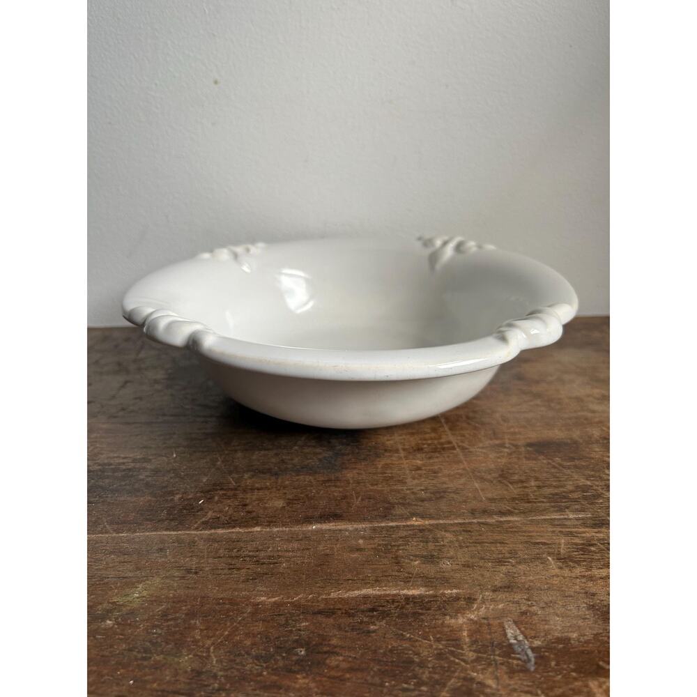 Vintage Royal Haeger Potteries 10" White Serving Bowl #3055 | Serving Dish